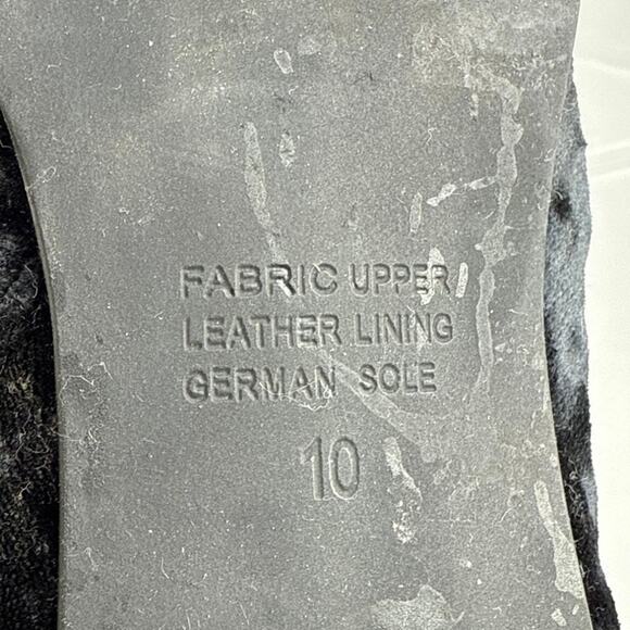 Internationally Blank Hype Black Crushed Velvet Velour Zip Heeled Boots Size 10 - Picture 6 of 7